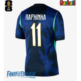 Brazilia Raphinha Belloli #11 Tricou Fotbal Replică Mondial 2026 Barbati Deplasare